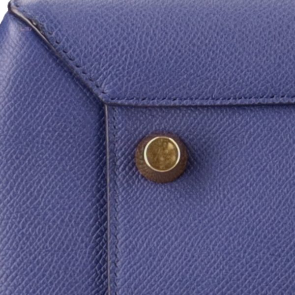 brb01100000000479 9 Celine Belt Bag Handbag Calf Blue