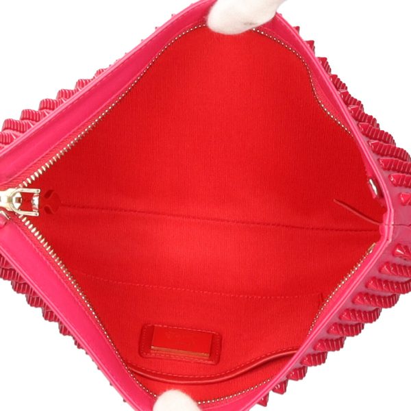 brb03130000000466 7 Christian Louboutin Studded Shoulder Bag Calf Pink