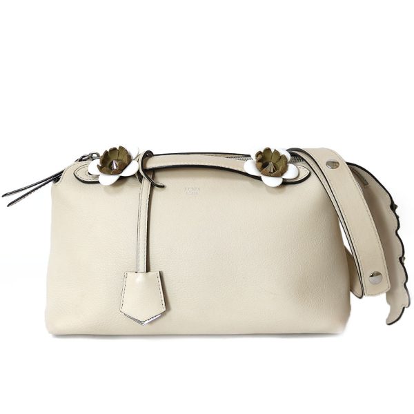 brb03200074 1 FENDI By the Way Shoulder Bag Beige