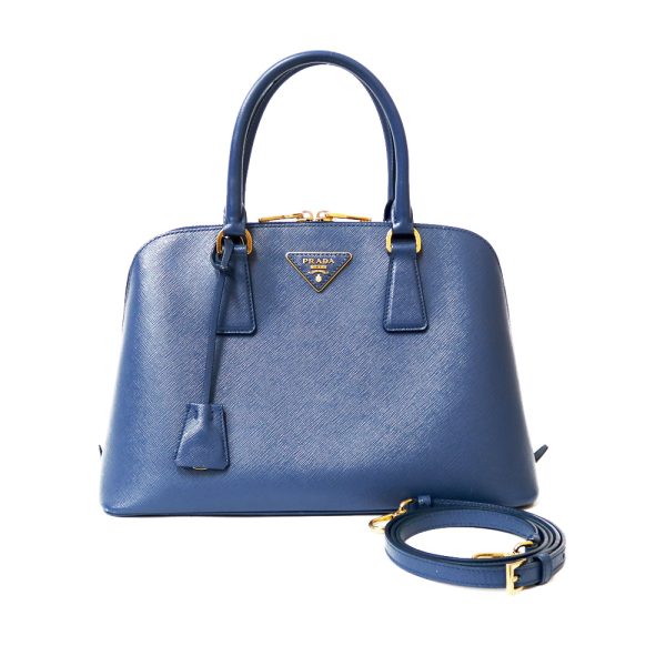 brb03800303 1 Prada Saffiano Handbag Navy