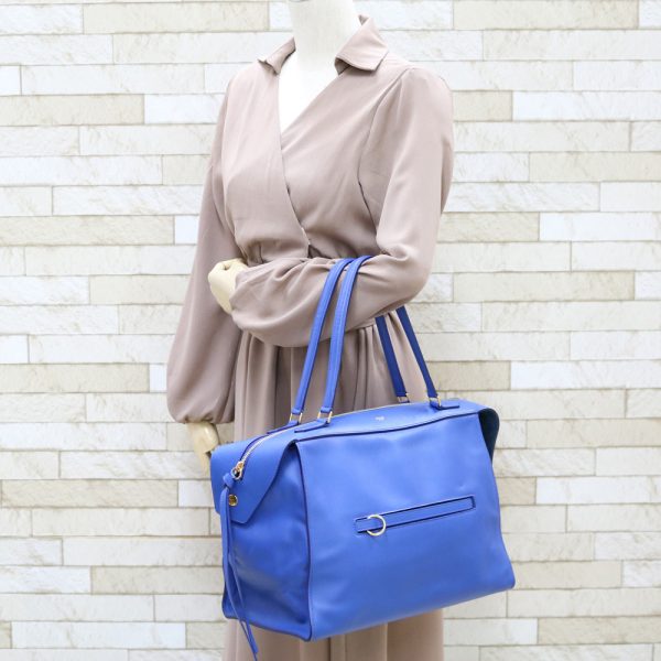 brb03800901 2 CELINE shoulder bag blue