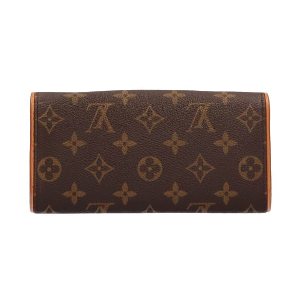 brb10000000002991 3 LOUIS VUITTON Pochette Twin PM Monogram Shoulder Bag Brown