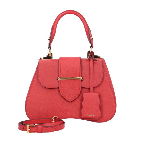 brb10000000116096 1 Prada Saffiano Lux Shoulder Bag Leather Red