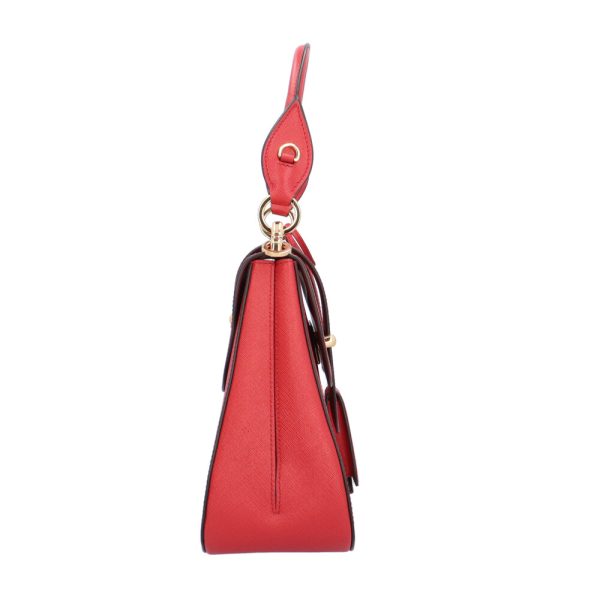 brb10000000116096 4 Prada Saffiano Lux Shoulder Bag Leather Red