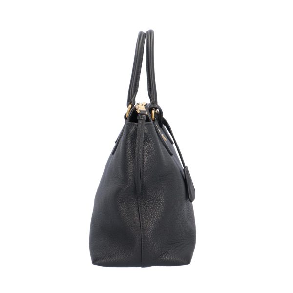 brb10000000120769 4 Prada Leather Shoulder Bag Black