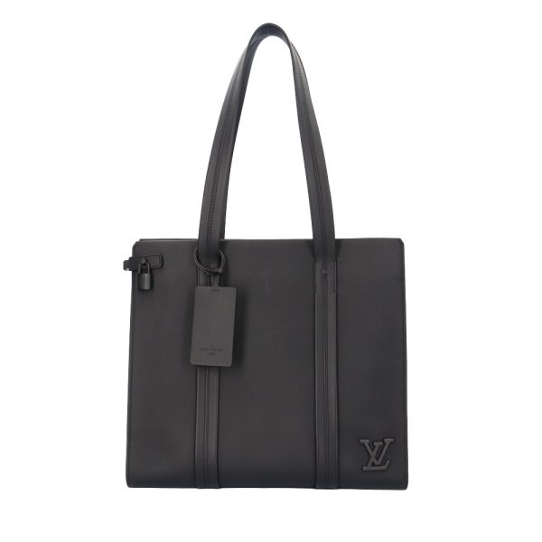 brb10010000011934 1 Louis Vuitton Takeoff Tote Aerogram Tote Bag Grained Leather Black