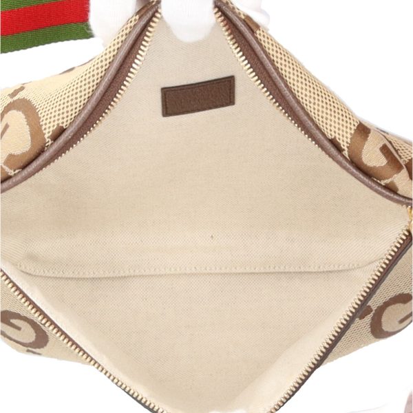 brb10010000012477 6 Gucci Jumbo BB GG Canvas Body Bag GG Canvas Beige