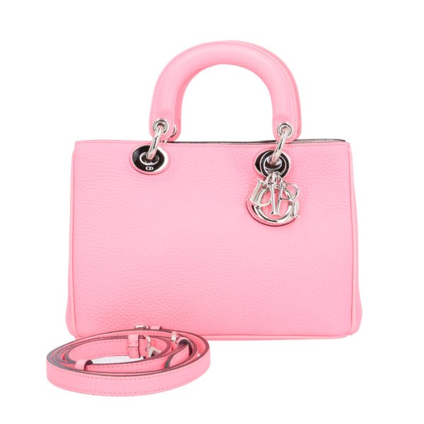 brb10010000013163 1 Christian Dior Diorissimo Mini Shoulder Bag Christian Dior Leather Pink