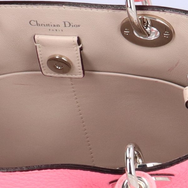 brb10010000013163 8 Christian Dior Diorissimo Mini Shoulder Bag Christian Dior Leather Pink