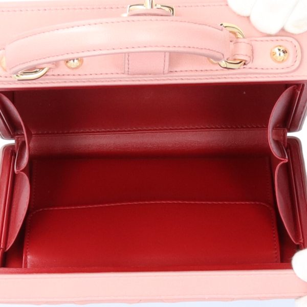 brb10010000013183 6 Dolce Gabbana Quilted Box Bag Lambskin Shoulder Bag Pink