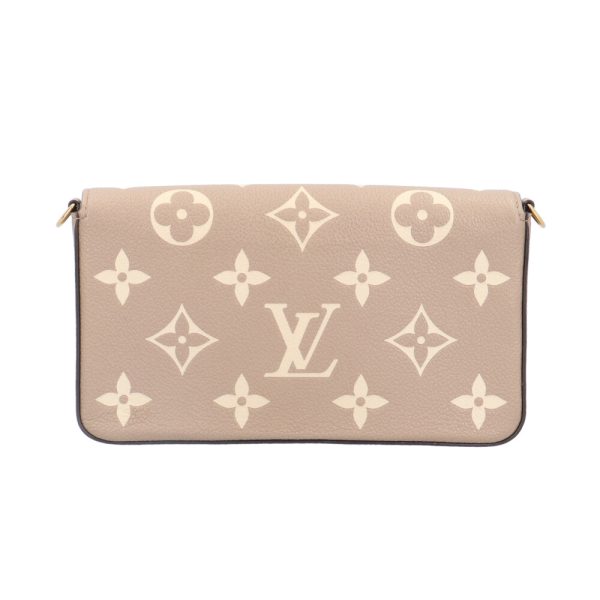 brb10010000013382 3 Louis Vuitton Pochette Félicie Monogram Emprene Shoulder Bag Monogram Emprene Beige