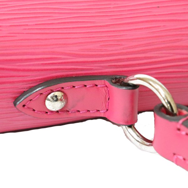 brb24102376 9 LOUIS VUITTON Cluny BB Epi Handbag Hot Pink