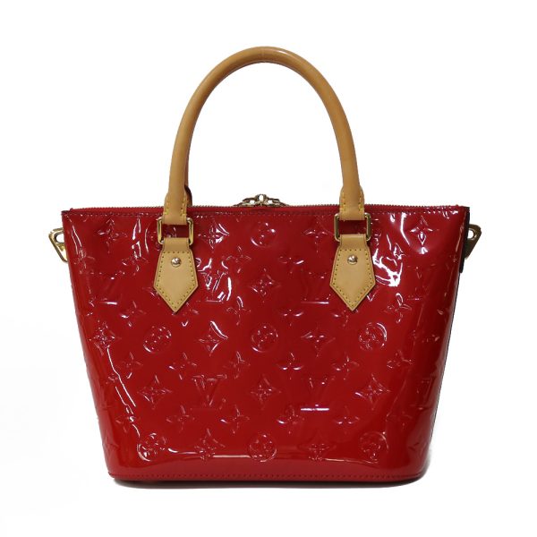 brb24103594 3 LOUIS VUITTON Montebello PM Monogram Vernis Shoulder Bag Red