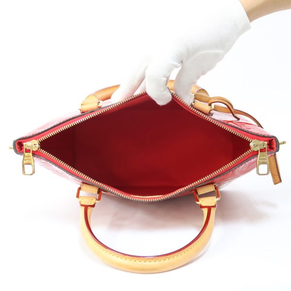 brb24103594 6 LOUIS VUITTON Montebello PM Monogram Vernis Shoulder Bag Red