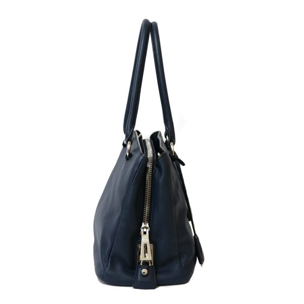 brb25400080 4 Prada Leather Shoulder Bag Blue