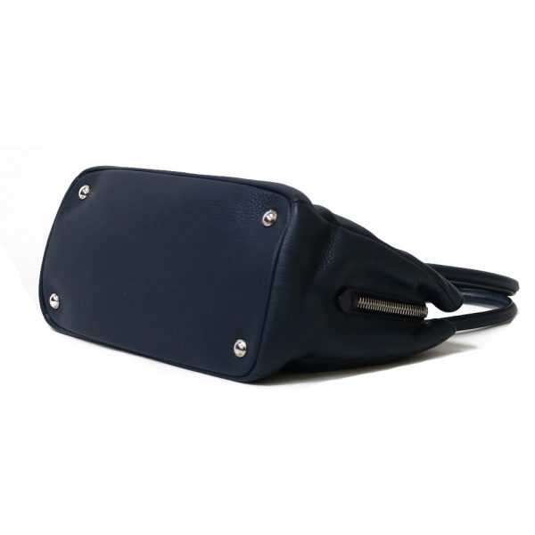 brb25400080 6 Prada Leather Shoulder Bag Blue