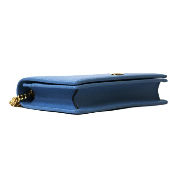 brb29105077 5 GUCCI Marmont Leather Shoulder Bag Blue