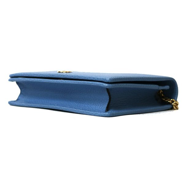 brb29105077 6 GUCCI Marmont Leather Shoulder Bag Blue