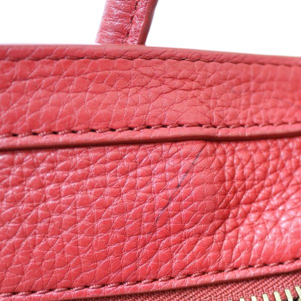 brb38113526 11 CELINE LUGGAGE MICRO LUGGAGE HANDBAG RED