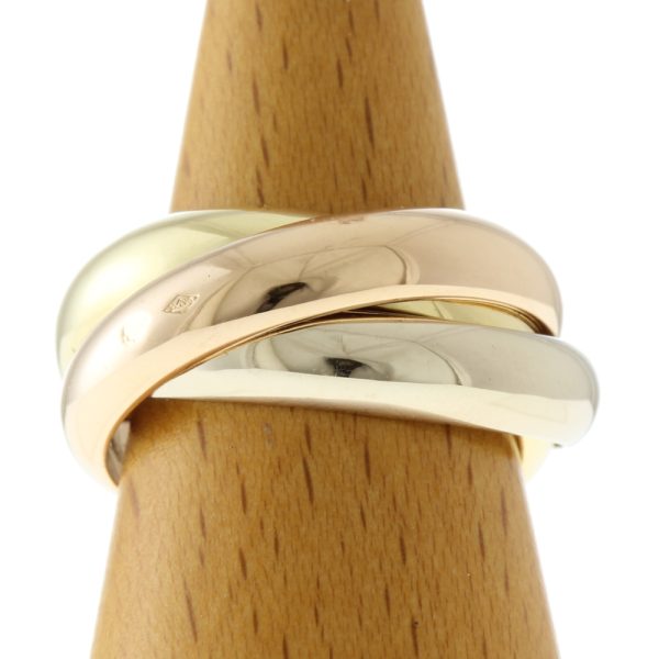 brj09000000037609 1 Cartier Trinity Ring No 8 18K K18 Yellow Gold