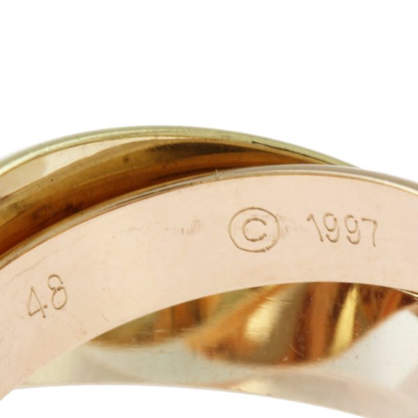 brj09000000037609 8 Cartier Trinity Ring No 8 18K K18 Yellow Gold