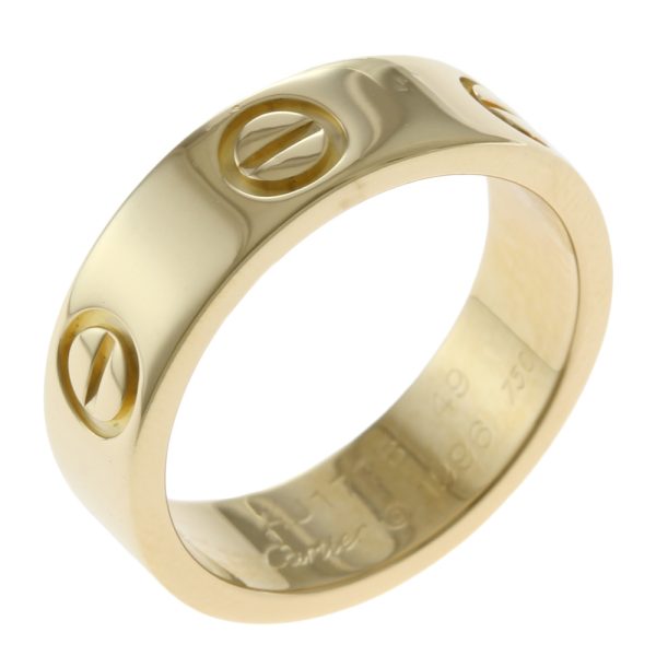 brj09000000039639 1 Cartier Love Ring Size 85 18K K18 Yellow Gold