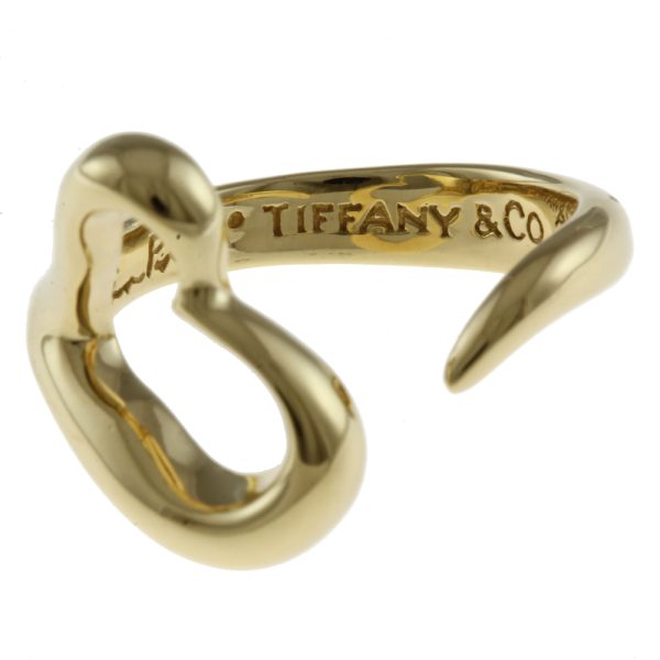 brj09000000045334 7 Tiffany Co Open Heart Ring No 105 18K K18 Yellow Gold