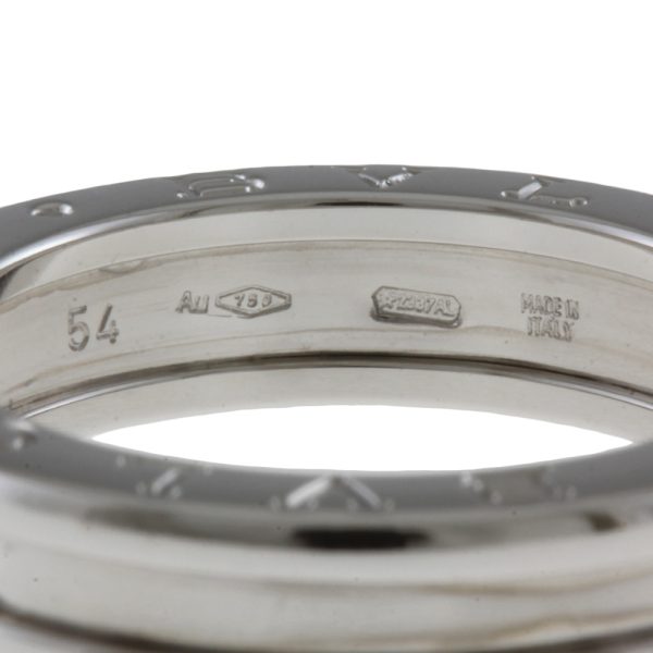 brj09000000045938 6 Bvlgari B zero1 B Zero One 1 Band Ring No 135 18K K18 White Gold Silver