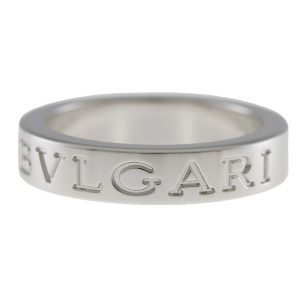 brj09000000049152 4 Bulgari Ring No 85 18K K18 White Gold Diamond Silver