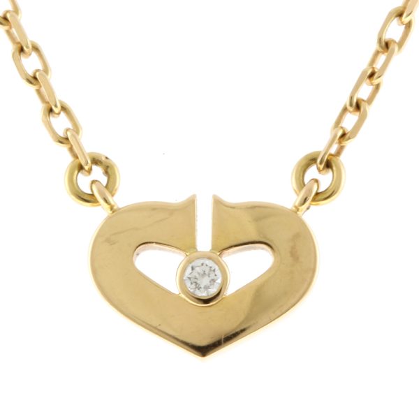 brj09600494 1 Cartier Necklace 18K K18 Gold Diamond