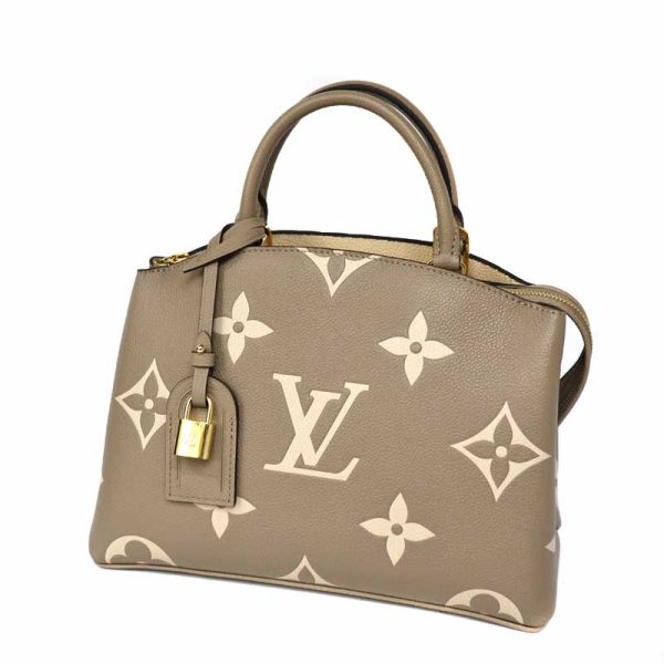 c21 4821 1 Louis Vuitton Petit Palais PM Monogram Leather Shoulder Bag Beige