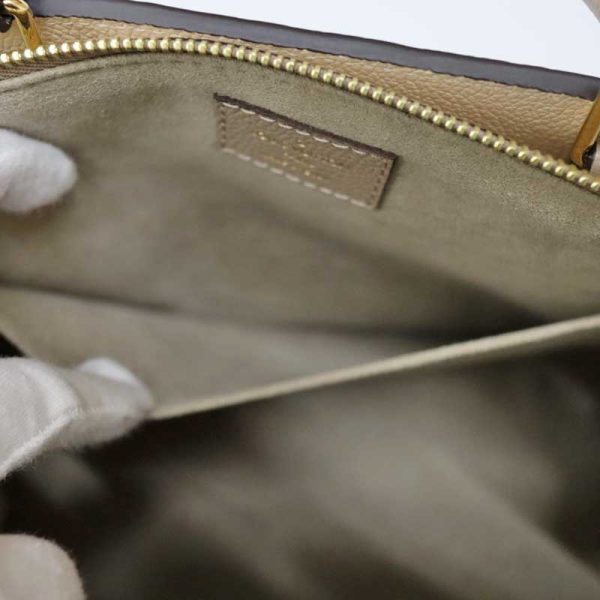 c21 4821 10 Louis Vuitton Petit Palais PM Monogram Leather Shoulder Bag Beige