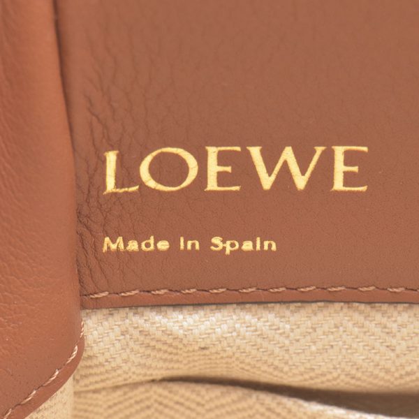 c240400044743 5 Loewe Hammock Drawstring Anagram Shoulder Bag Tan