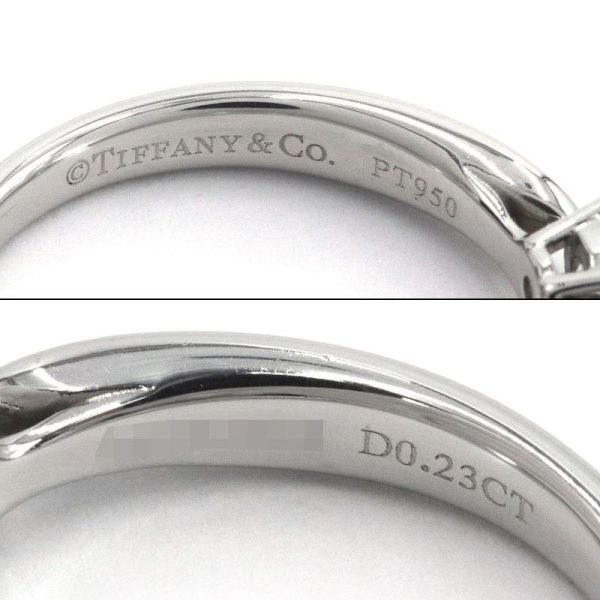 c240600020649 3 Tiffany Co Harmony Ring Excellent 023ct Size 65 Pt950 Diamond Platinum Jewelry