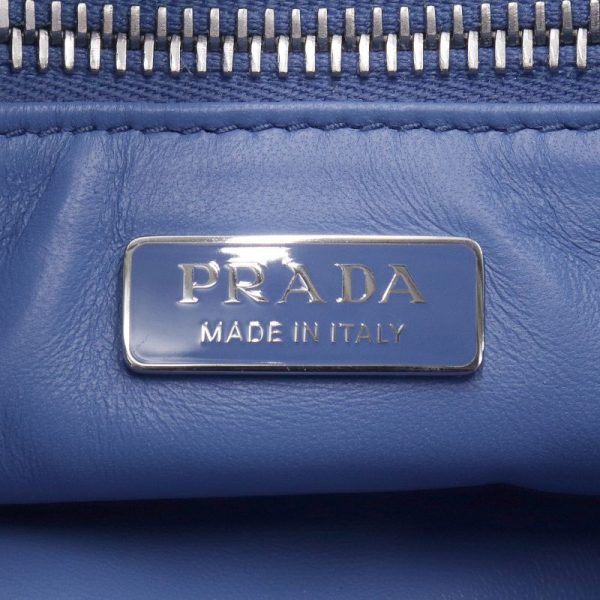 c240600020683 4 Prada Moon Padded Nappa 2 way Shoulder bag Blue