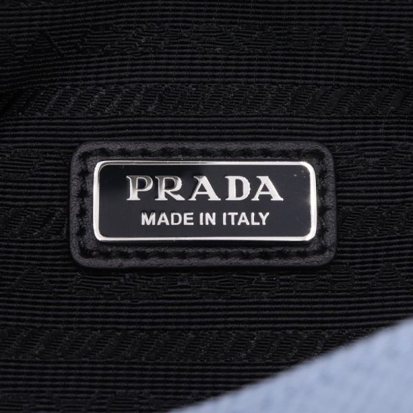 c240600020685 3 Prada Messenger Triangle Body bag Light blue