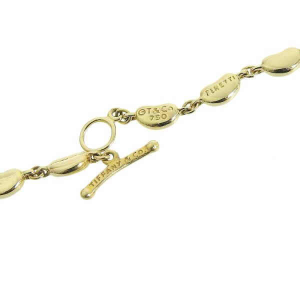 c240600021272 5 Tiffany Bean Bracelet K18YG New Polished Yellow Gold Jewelry Elsa Peretti