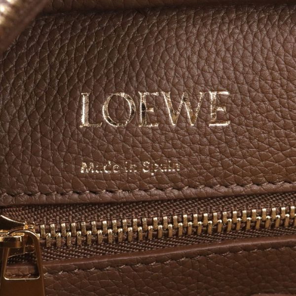 c240600022443 4 Loewe Amazona cacao 2way handbag brown