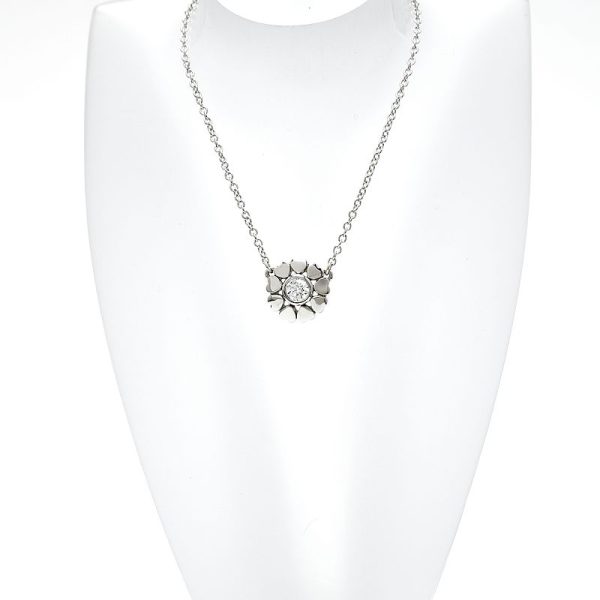 c240601091116 1 Tiffany Co Crown of Hearts Necklace Diamond K18WG Paloma Picasso Heart Motif