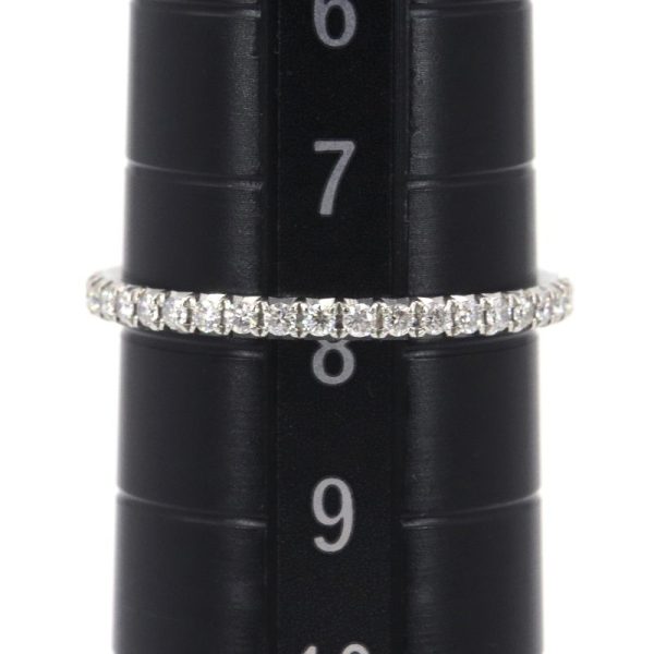 c240601095004 3 Tiffany Metrofull Eternity Ring No 8 New Finished Pt950 Platinum Full Diamond 019ct Diamond Ring