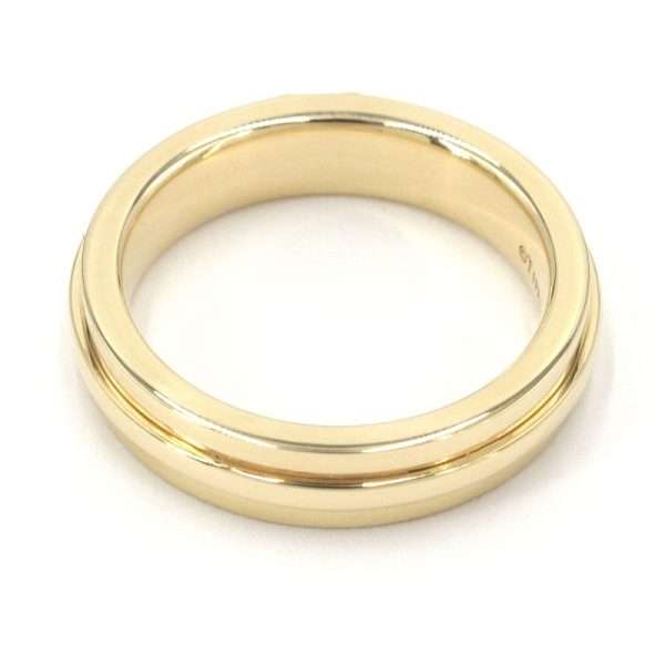 c240601100587 2 Tiffany Co T TWO Narrow Ring Size 9 K18YG Yellow Gold 67g Bullion