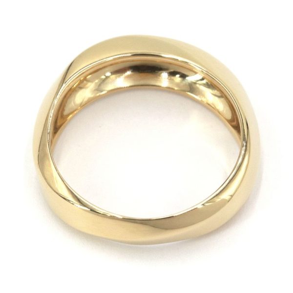 c240601104121 2 Tiffany Co Twist Ring Size 14 K18YG Yellow Gold 59g Bullion