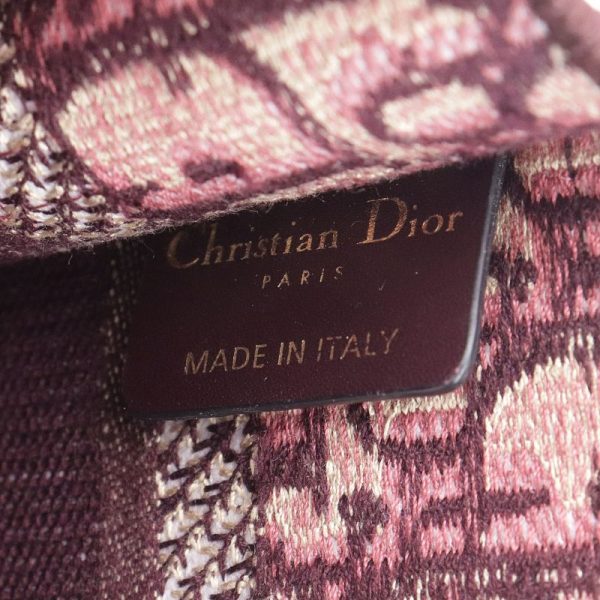 c240601111176 4 Christian Dior Book Tote Handbag Bordeaux