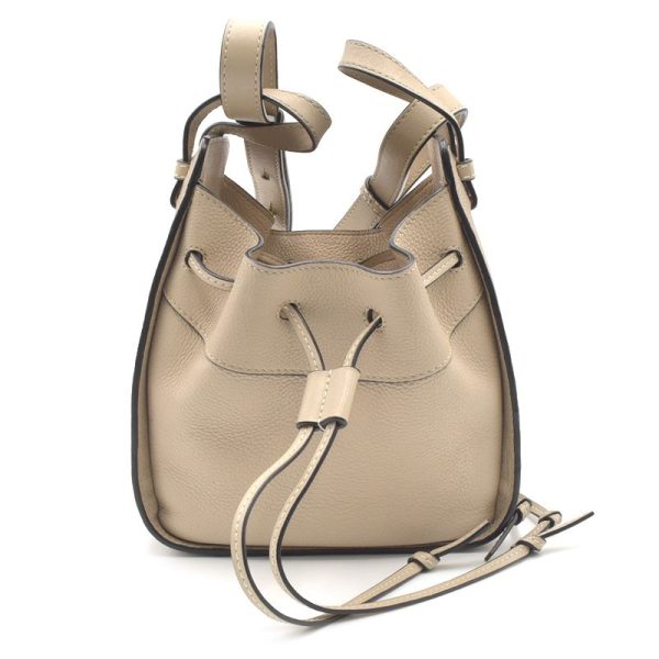 c240601116894 1 Loewe Hammock Drawstring Bag Shoulder Bag Greige