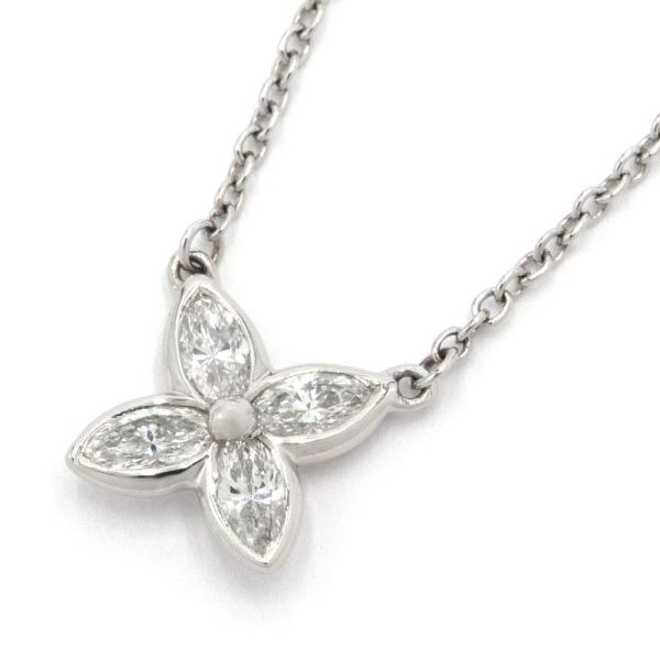 c240900039790 Tiffany Victoria Necklace Pt950 Diamond New Polished Pendant Victoria Necklace Jewelry