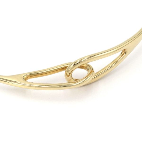 c240900039961 1 Tiffany Double Loop Bracelet K18YG Newly Finished Yellow Gold Jewelry