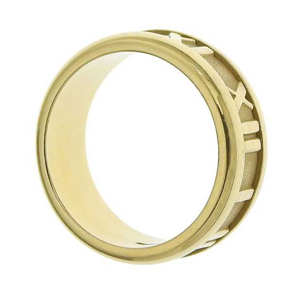 c240900040326 1 Tiffany Co Atlas Ring Size 105 K18YG Yellow Gold Ring Jewelry