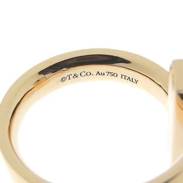 c240900043493 4 Tiffany Tiffany T One Rolling No 95 K18PG New Polished Pink Gold Ring Jewelry Bullion 111g