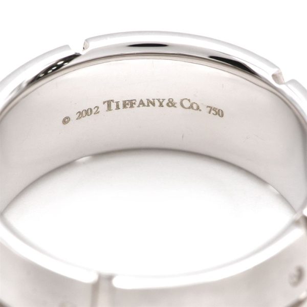 c240900044687 2 Tiffany Co Streamerica Wide Ring Size 115 K18WG White Gold