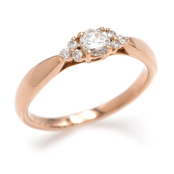 c241100022996 Tiffany Co Harmony Cluster Ring 018ct Diamonds Size 65 K18PG Pink Gold